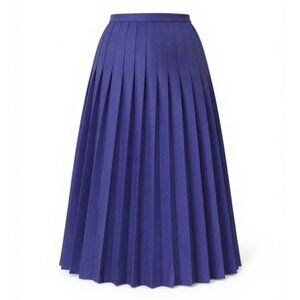 Pendleton Womens Vintage Pleated Wool Skirt Size 6 Purple